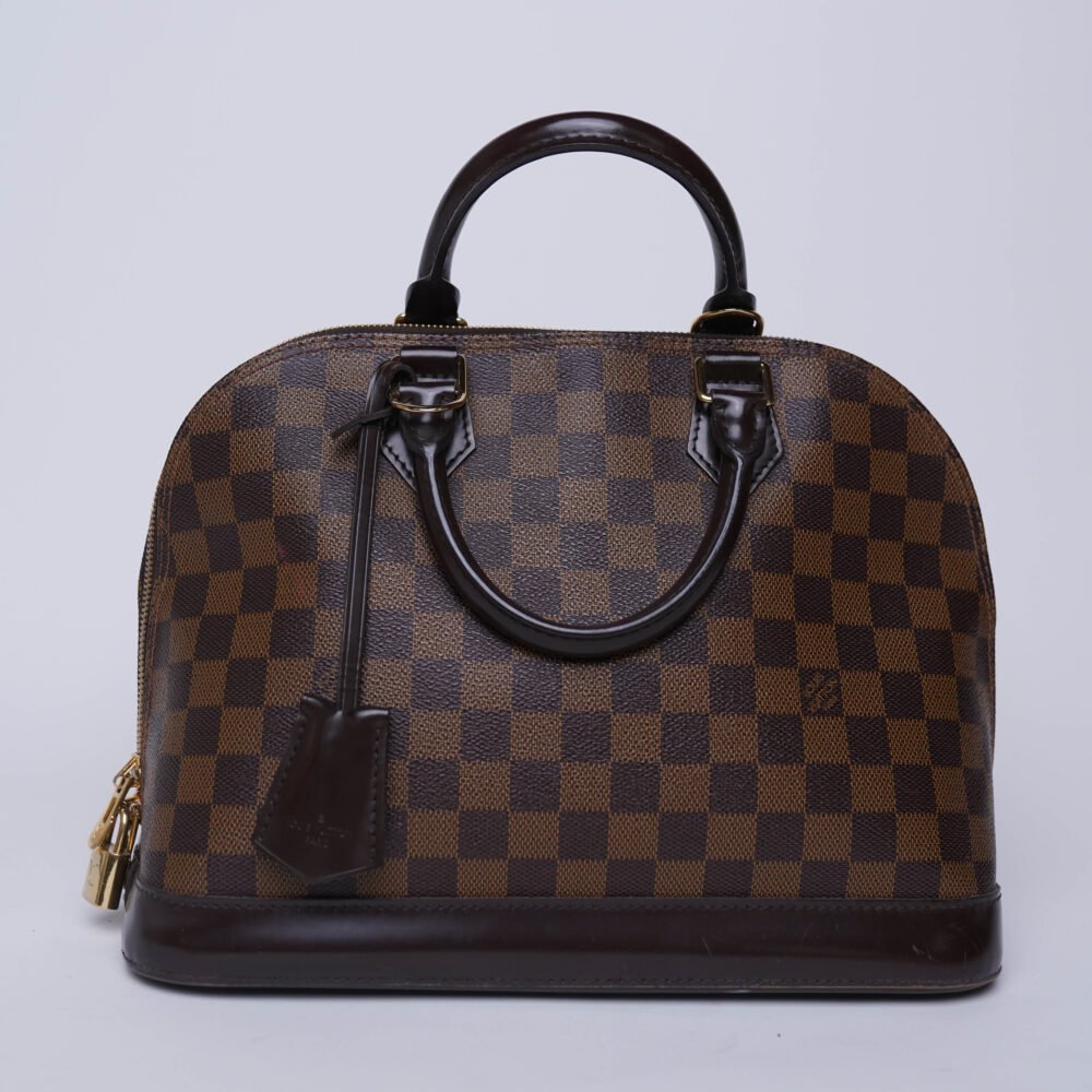 Louis Vuitton Alma PM Brown Top Handle Bag