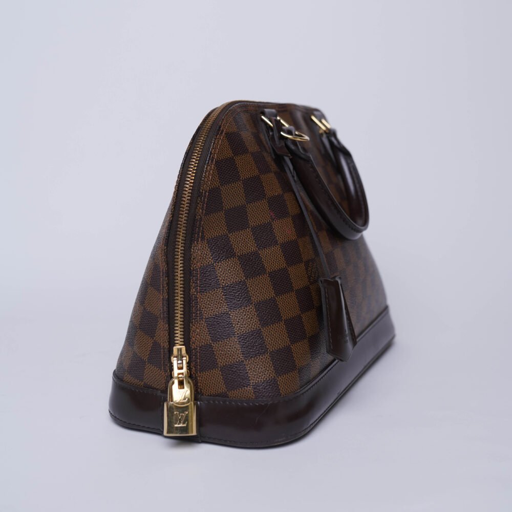 Louis Vuitton Alma PM Brown Top Handle Bag - Image 3