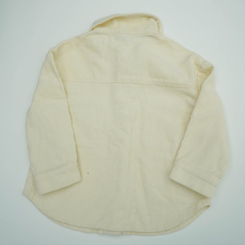 Primark Denim Co. Pearly White Corduroy Loose Fit shirt - Image 2