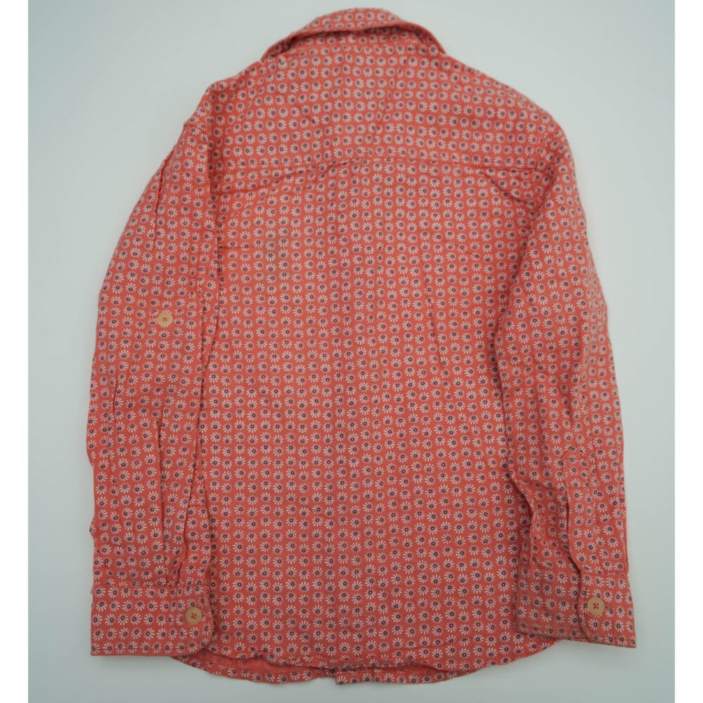 U.S. POLO ASSN Orange Shade Cotton Long Sleeves Shirt - Image 2