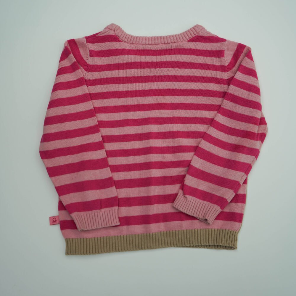 United Colors Of Benetton Pink Printed Sweater - Image 2