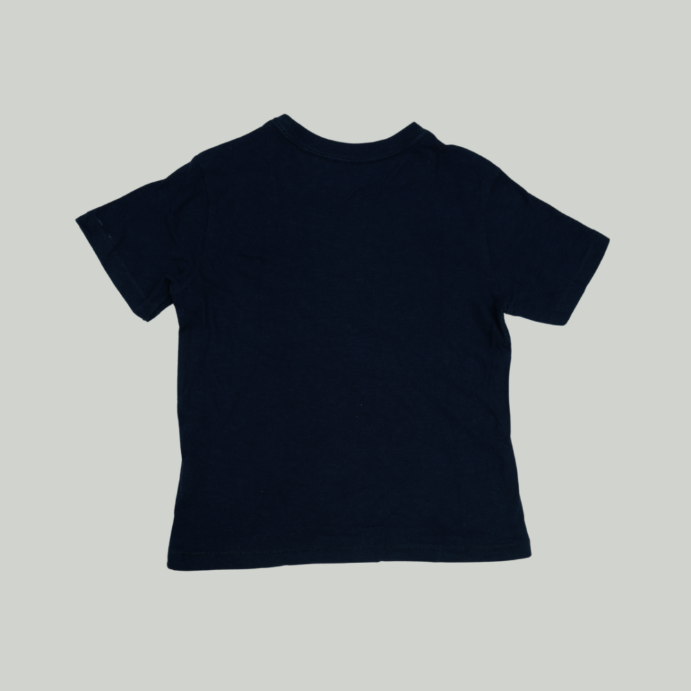 The Children’s Place Black With Glow In The Dark Print Cotton Round Neck T-Shirt - Image 2