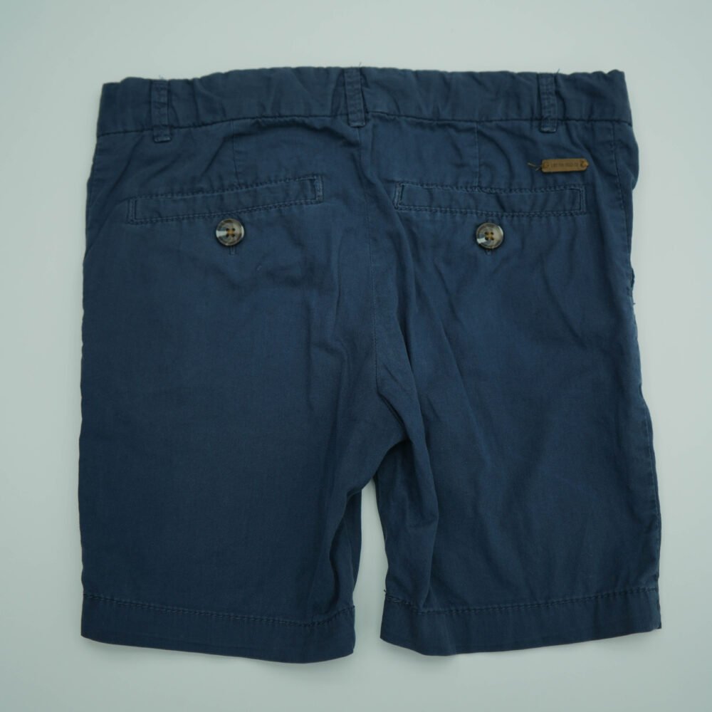 H&M Navy Blue Cotton Shorts - Image 2