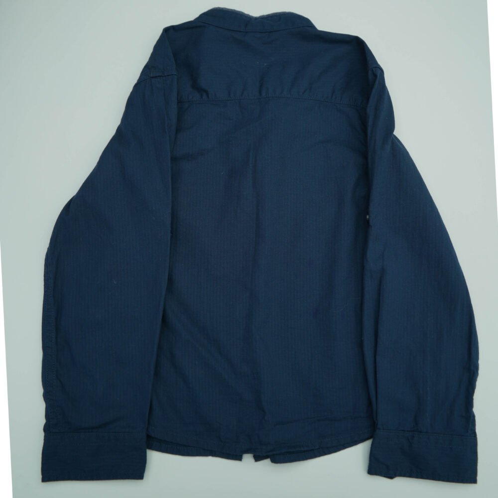 United Colors of Benetton Navy Blue Long Sleeves Cotton Shirt - Image 2