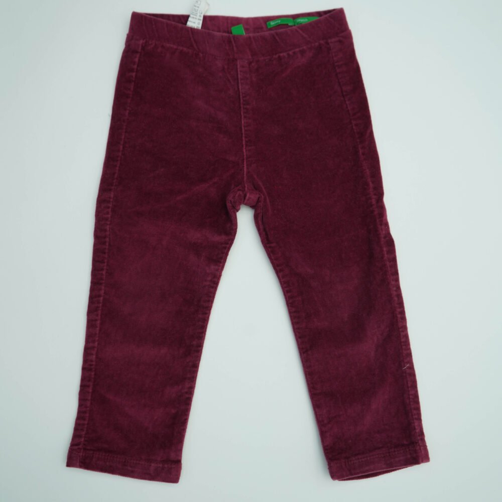 United Colors Of Benetton Wine Corduroy Jeggings