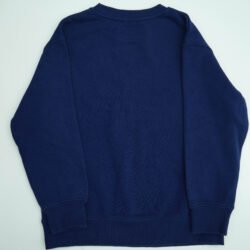 ZARA Cobalt Blue Round Neck L.A. Slogan Jumper - Image 2