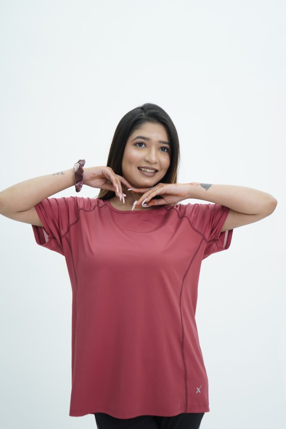 HRX Brick Red Dri-Fit T-Shirt