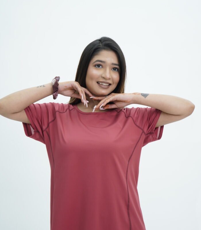 HRX Brick Red Dri-Fit T-Shirt