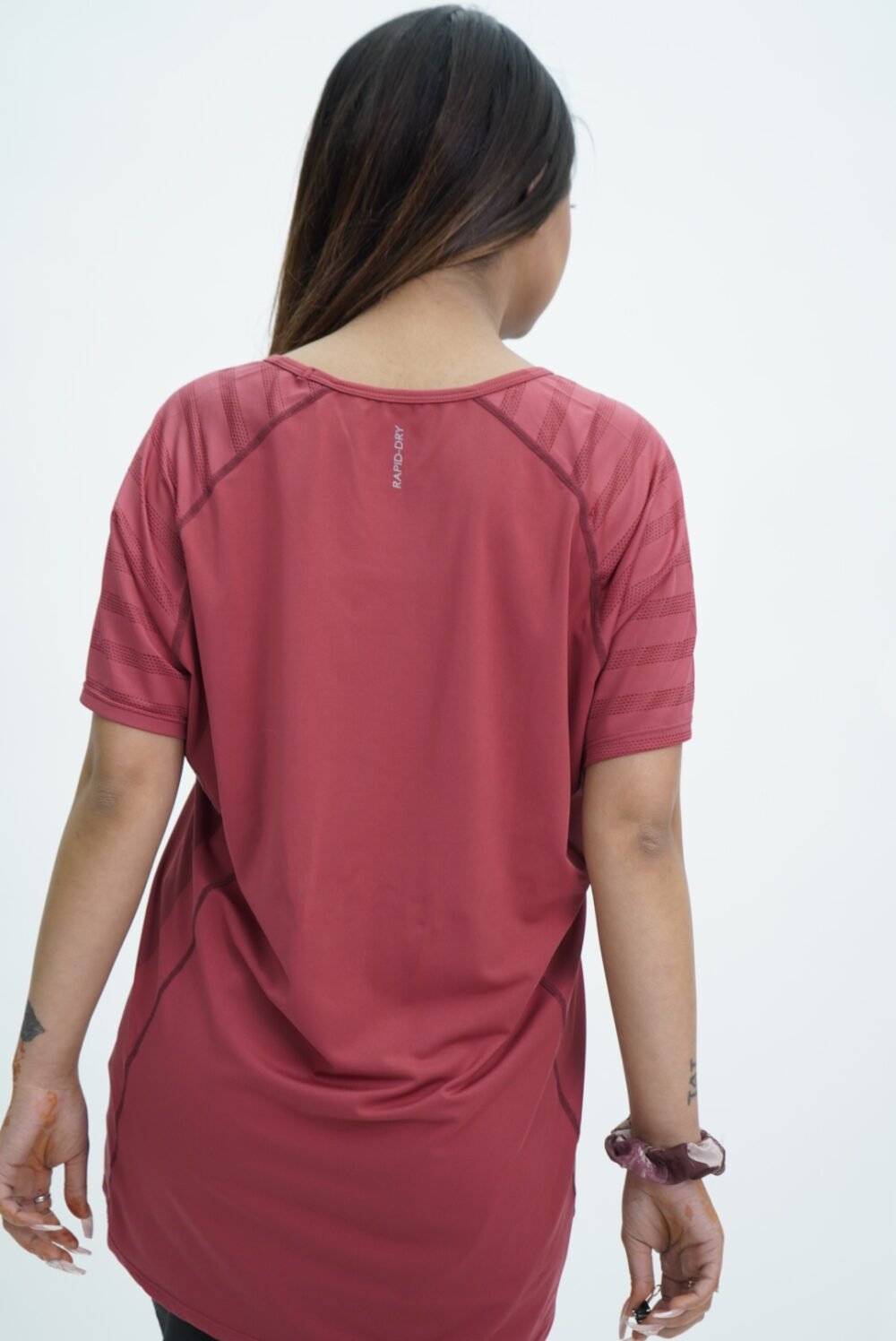 HRX Brick Red Dri-Fit T-Shirt - Image 2
