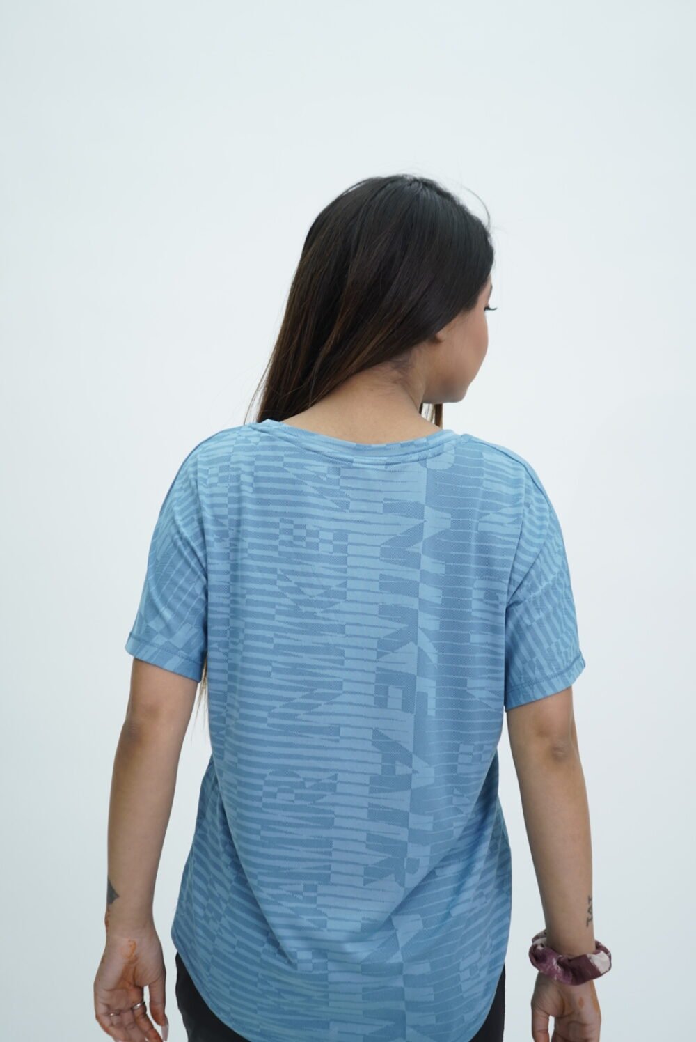 Nike Blue Regular Dri-Fit T-Shirt - Image 2