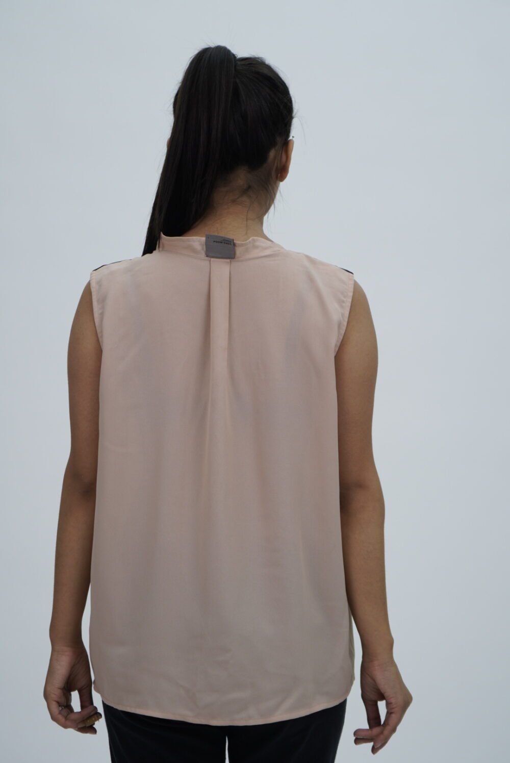 Vero Moda Beige Cut Sleeves Long Top - Image 2