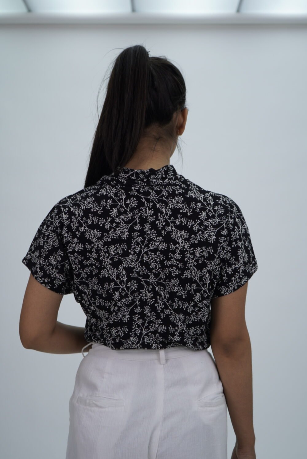 H&M Black And White Printed Top - Image 2