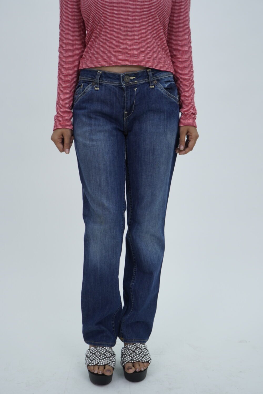 Tommy Hilfiger Super Low Waist Straight Jean