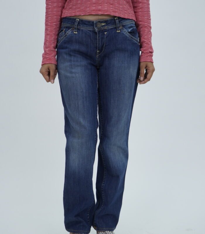 Tommy Hilfiger Super Low Waist Straight Jean