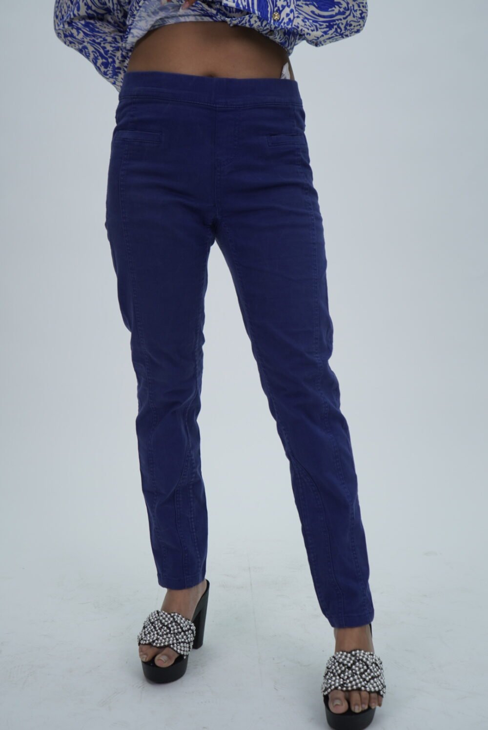 Promod Royal Blue High Waist Jeggings