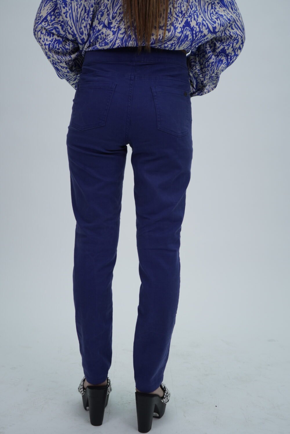 Promod Royal Blue High Waist Jeggings - Image 2