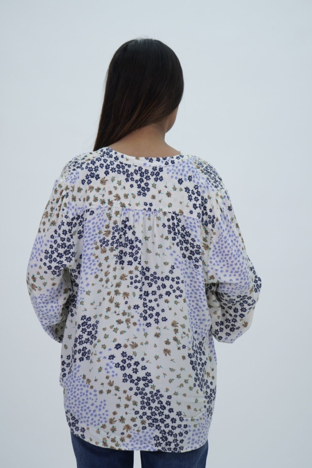 M&S Collection Off White Floral Printed Shirt - Image 2