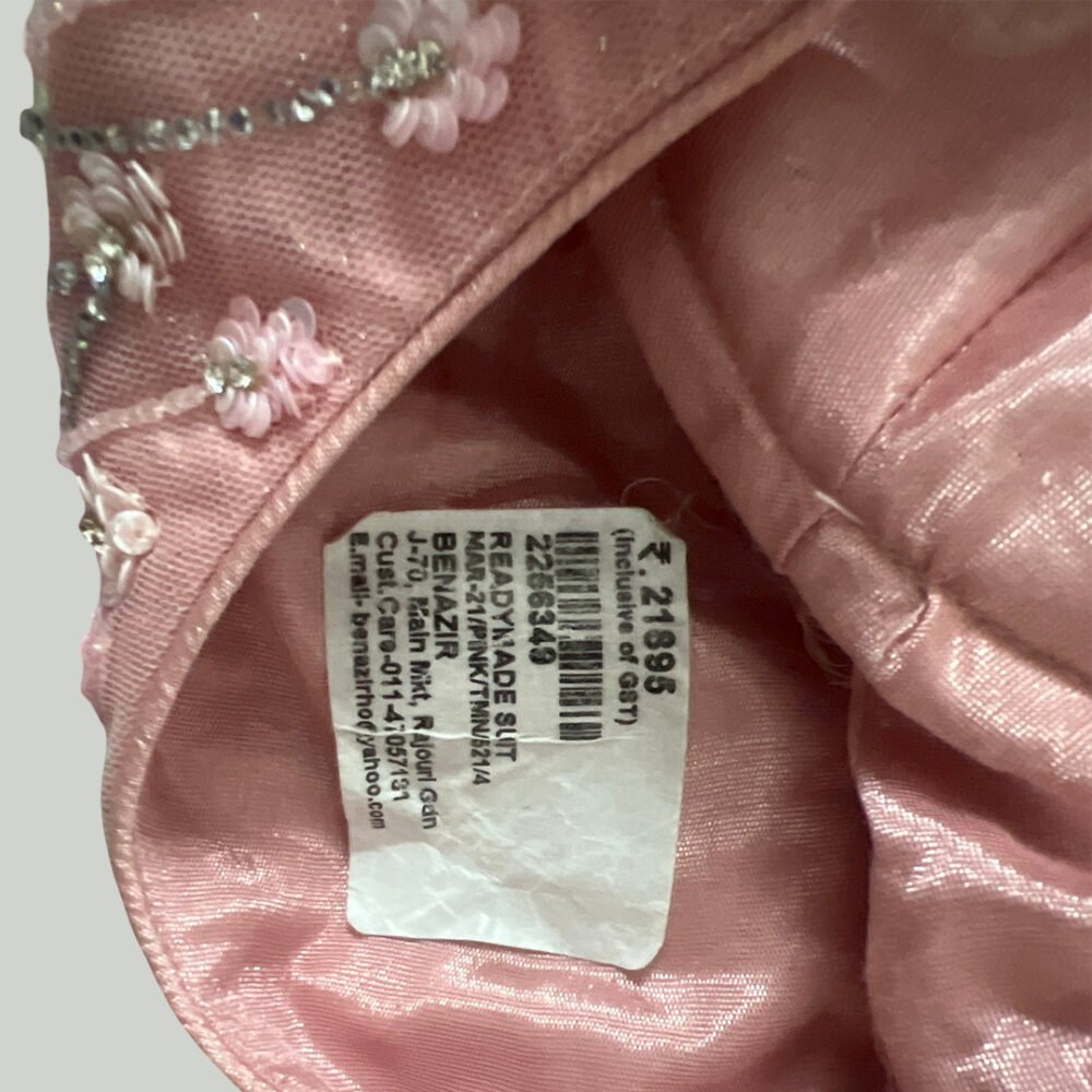 Pink Net Gown - Image 4